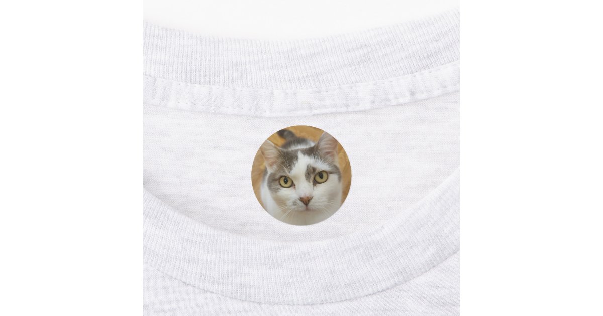Personalized Custom Photo Fabric Clothing Labels | Zazzle.com