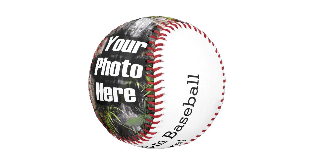 Personalized Custom Photo Full Color Baseball Zazzle