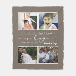 Personalized Custom Photo Gift For Mom Blanket For
