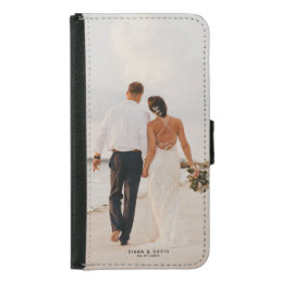 Personalized Custom Photo Gift Samsung Galaxy S5 Wallet Case