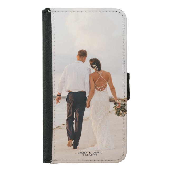 Personalized Custom Photo Gift Samsung Galaxy Wallet Case (Front)