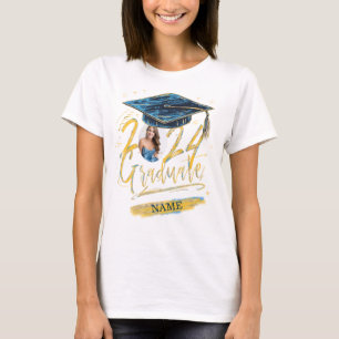 Personalized Custom Photo Graduation T-Shirt