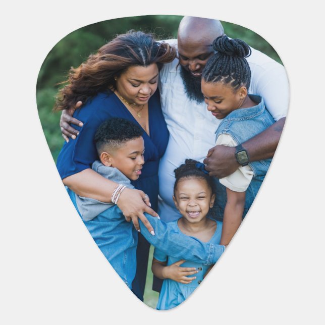 Personalized Custom Photo Guitar Pick (Front)
