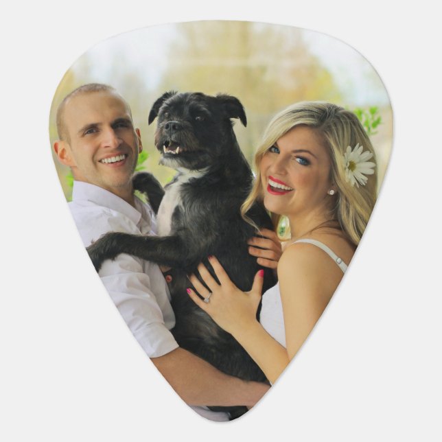 Personalized Custom Photo Guitar Pick (Front)
