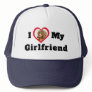 Personalized Custom Photo I Love My Girlfriend Trucker Hat