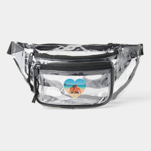 Personalized Custom Photo In Heart Clear Fanny Pack