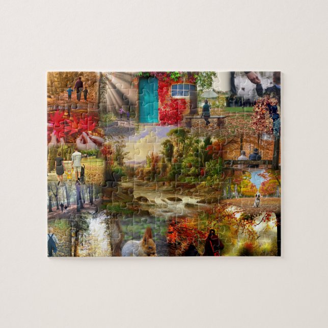 Personalized Custom Photo Jigsaw Puzzle (Horizontal)