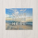 Personalized Custom Photo Jigsaw Puzzle<br><div class="desc">Upload your photo and create your personalized Jigsaw Puzzle! Make your perfect and relaxing game for friends, couple, kids, family time and built together your best home decor. Do you want to buy this beach landscape with seagulls? This amazing photo by Frank Mckenna made in San Diego, United States, is...</div>