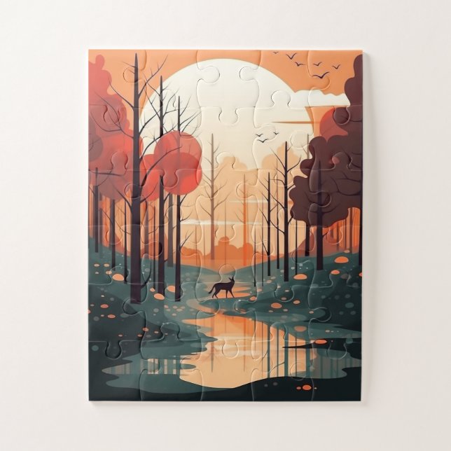 Personalized Custom Photo Jigsaw Puzzle (Vertical)