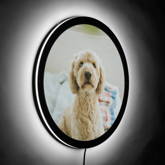 Personalized Custom Photo LED Sign (Angle)