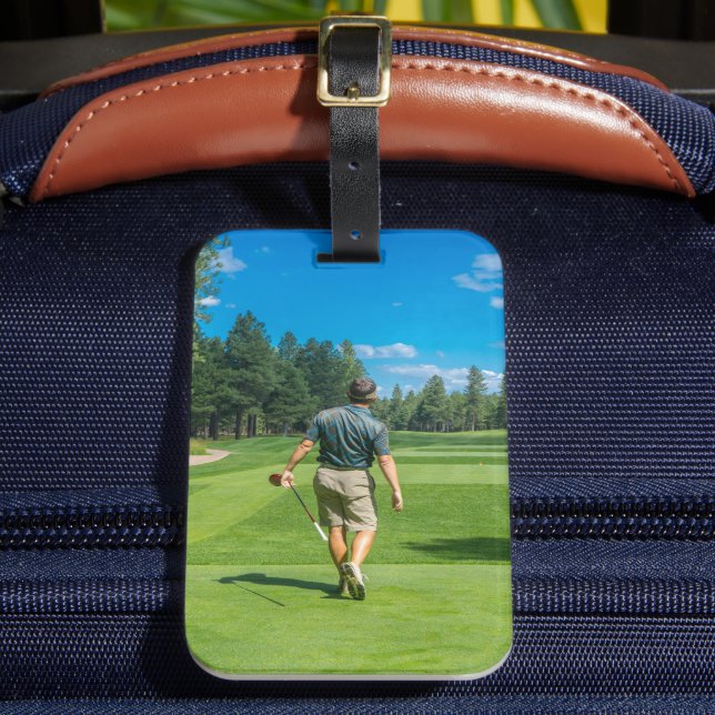 Personalized Custom Photo Luggage Tag (Front Insitu 2)