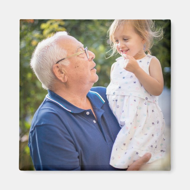 Personalized Custom Photo Magnet (Front)