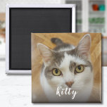 Personalized Custom Photo Magnet<br><div class="desc">Upload a photo, add a name, and easily create your personalized photo magnet. Click CUSTOMIZE to change the text color or text size. You can TRANSFER this DESIGN on other Zazzle products and adjust it to fit most of the Zazzle items. You can also click the CUSTOMIZE button to add,...</div>