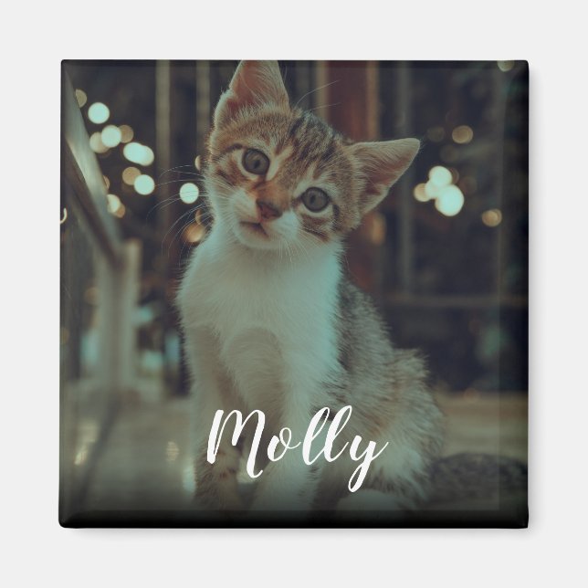 Personalized Custom Photo Magnet (Front)