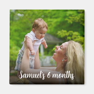 Personalized Custom Photo Magnet with name