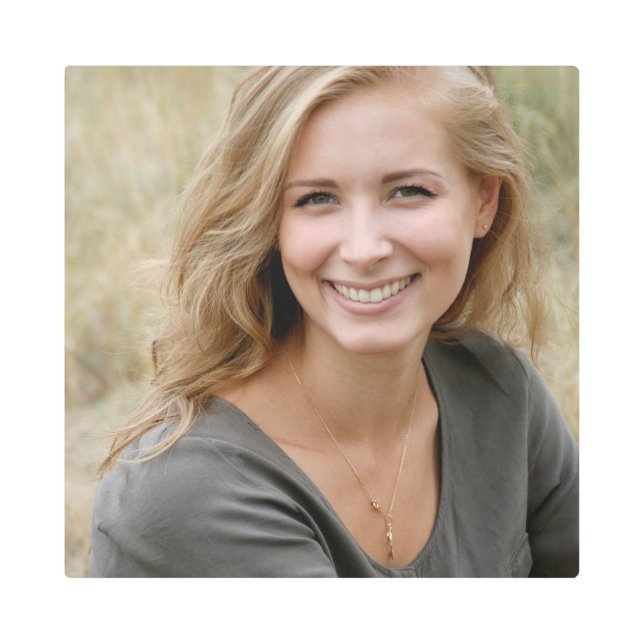 PERSONALIZED CUSTOM PHOTO METAL WALL PRINT (Front)