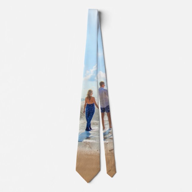 Personalized Custom Photo Neck Tie (Front)