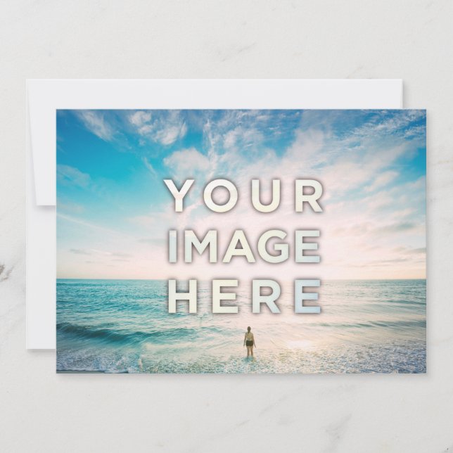 Personalized Custom Photo or Logo Cards (Front)