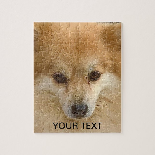 Personalized Custom Photo Pet portrait  Jigsaw Puz Jigsaw Puzzle (Vertical)