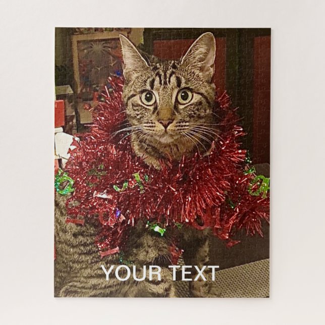 Personalized Custom Photo Pet portrait  Jigsaw Puz Puzzle (Vertical)