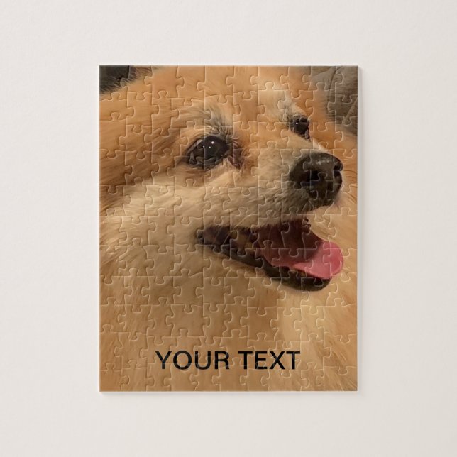 Personalized Custom Photo Pet portrait  Jigsaw Puz Puzzle (Vertical)