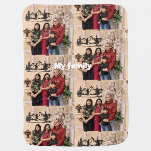 Personalized Custom Photo Picture Friends Family Baby Blanket