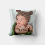 Personalized Custom Photo Pillow at Zazzle