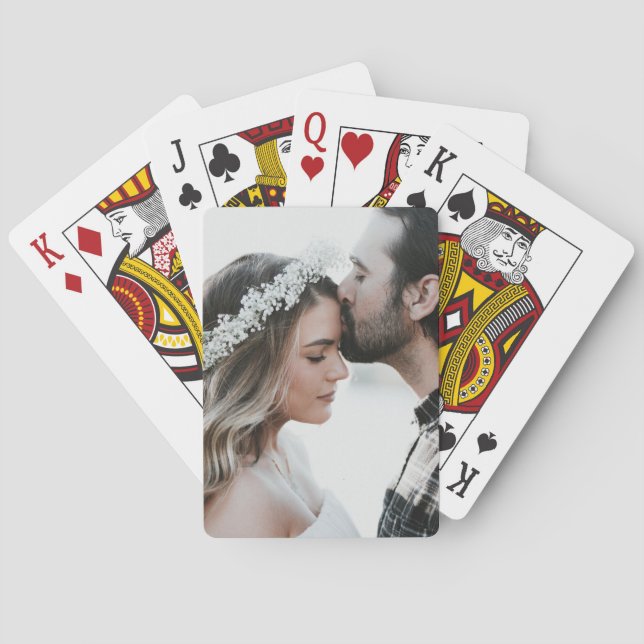 Personalized Custom Photo Poker Cards (Back)