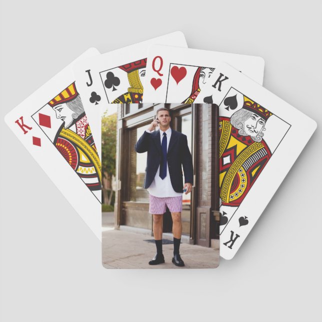 Personalized Custom Photo Poker Cards (Back)