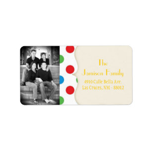 Personalized Custom Photo Primary Mailing Label