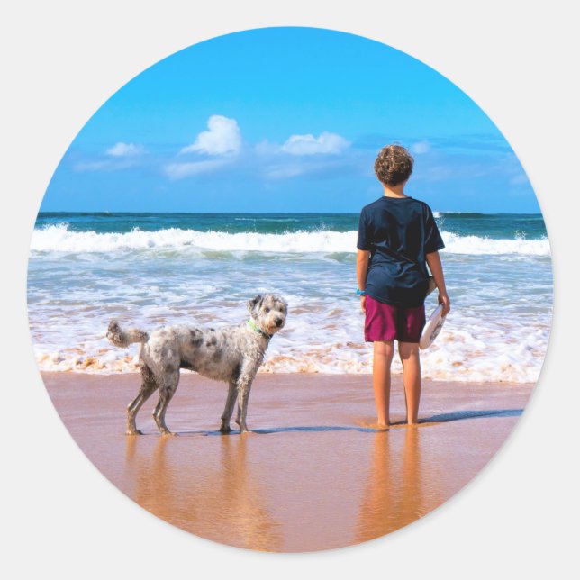 Personalized Custom Photo Sticker Design Your Own (Front)