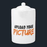 Personalized Custom Photo Teapot<br><div class="desc">Design a personalized custom photo teapot that turns tea time into a memorable experience. Upload your favorite photo to create a unique keepsake teapot perfect for gifting. Ideal for birthdays,  weddings,  anniversaries,  or as a thoughtful gift for tea lovers.</div>