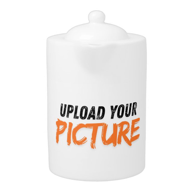 Personalized Custom Photo Teapot (Front)