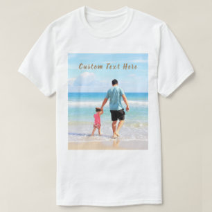Personalized Custom Photo Text T-Shirt Your Design