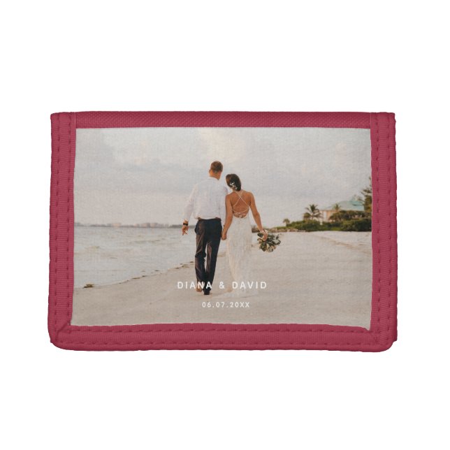 Personalized Custom Photo  Trifold Wallet (Front)