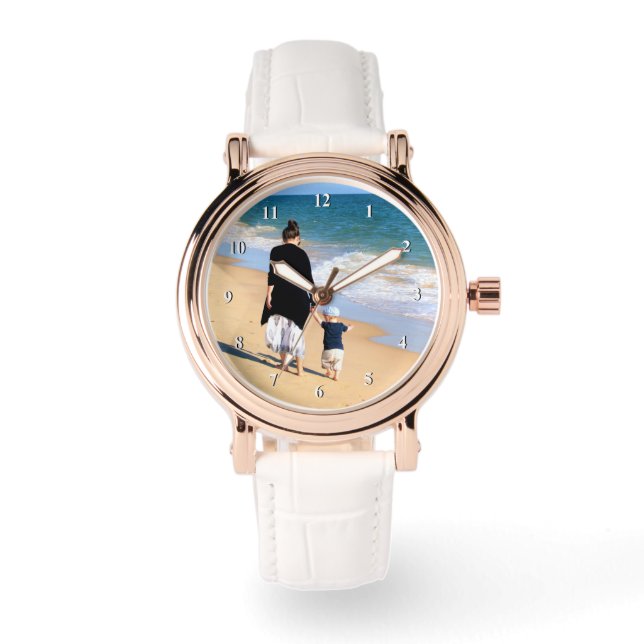 Personalized Custom Photo Watch Design Your Own (Front)