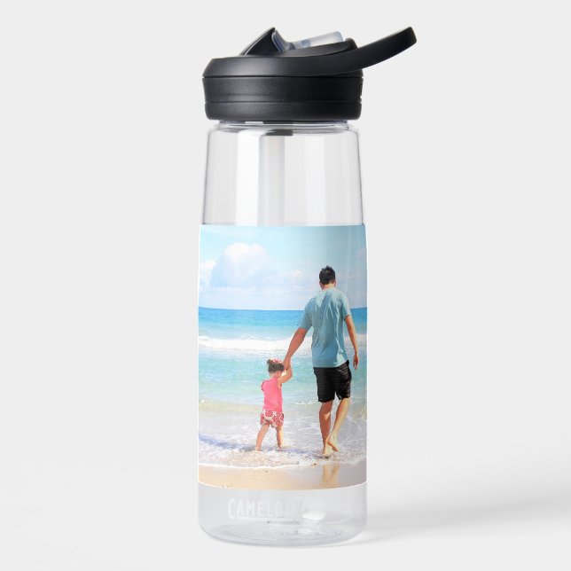 Personalized Custom Photo Water Bottle (Left)