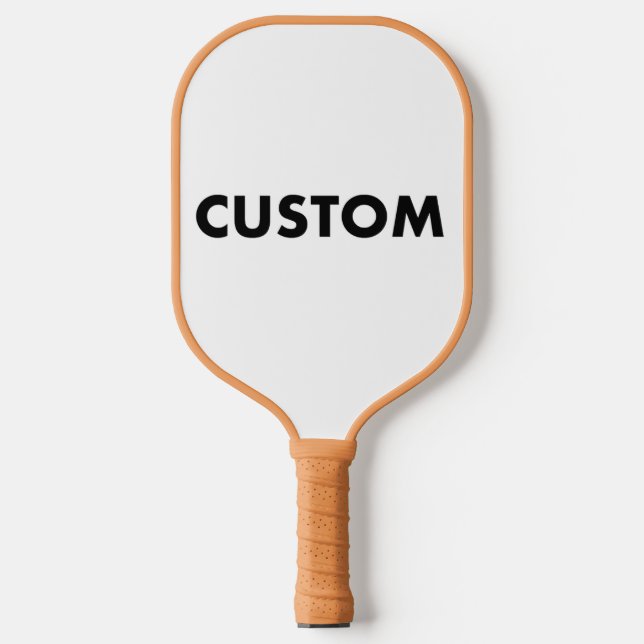 Personalized Custom Pickleball Paddle TAN Handle (Front)