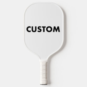 Personalized Custom Pickleball Paddle WHITE Handle
