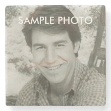 Personalized Custom Picture Square Stone Coaster