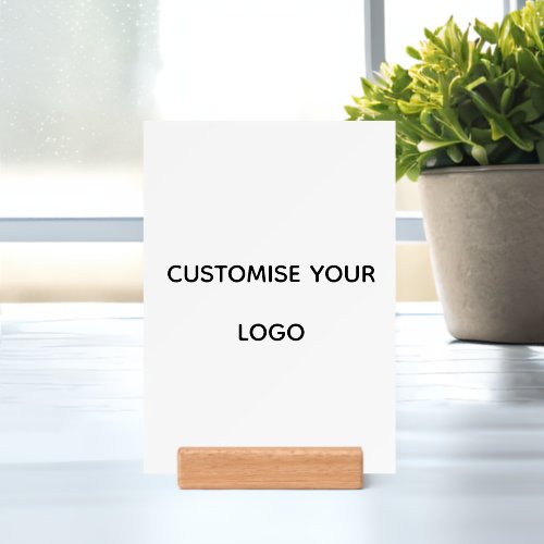 Personalized Custom Print with Wood Block