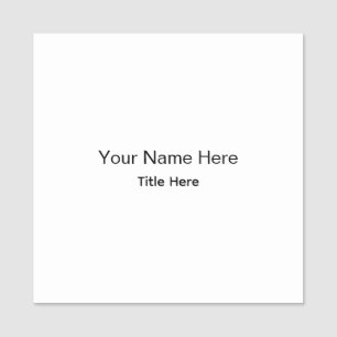 Personalized Custom Professional Employee Magnetic Name Tag