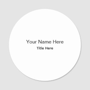 Personalized Custom Professional Employee Magnetic Name Tag