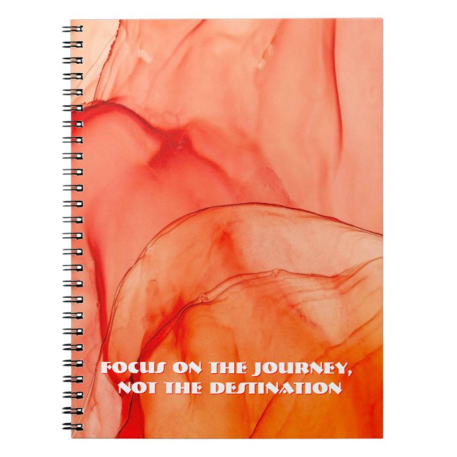 Personalized Custom Quote Spiral Notebook  (Front)
