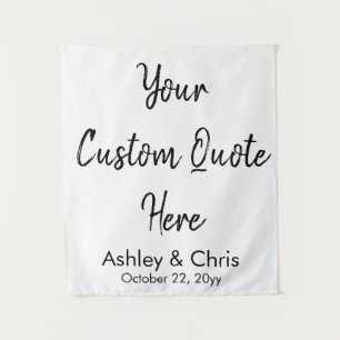 Personalized Custom Quote Wedding Backdrop Prop