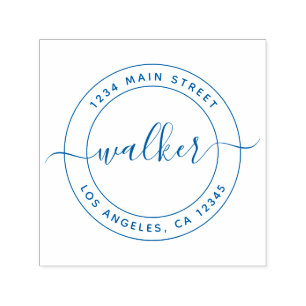 Personalized Custom Return Address Self-inking Stamp