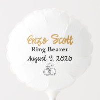 Personalized Custom Ring Bearer, Proposal Gift