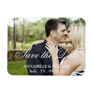Personalized Custom "Save the Date" Magnet