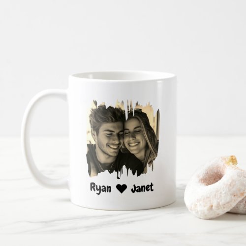 Personalized Custom Sepia Photo Upload Coffee Mug
