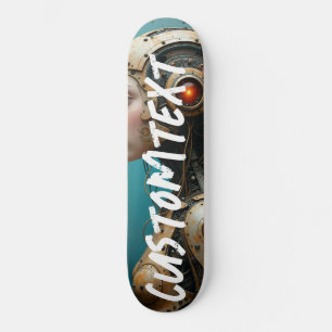 Personalized custom skateboard machine girl